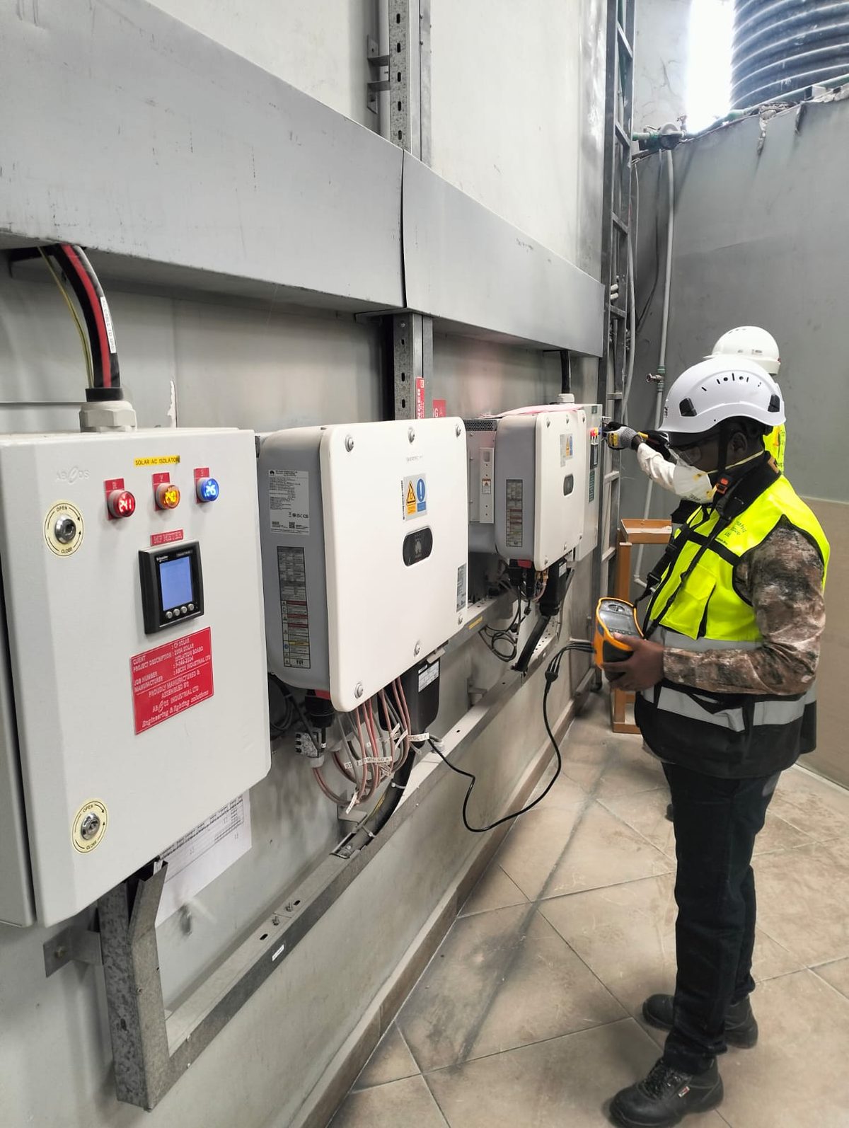 Solar inverter inspection